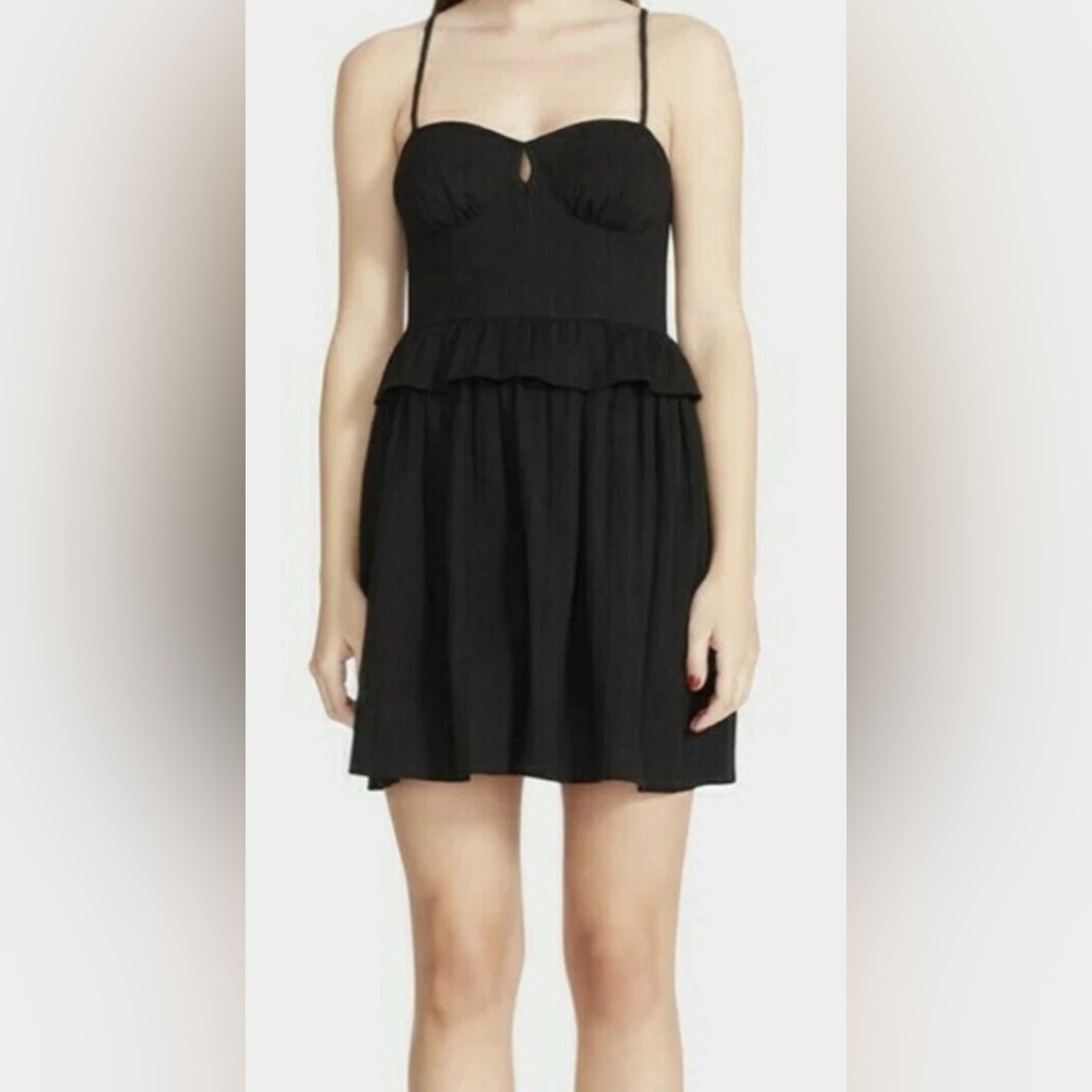 Betsey Johnson Black Knit‎ Top - Picture 2 of 6